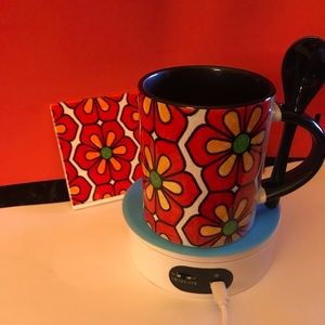 Coffee mug and coaster set
